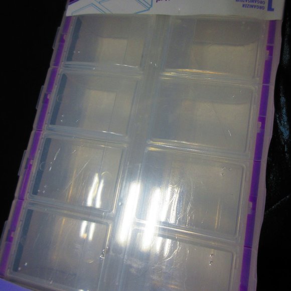 Plastic 14 Compartment Bead Storage Jewelry Organizer - Picture 2 of 8